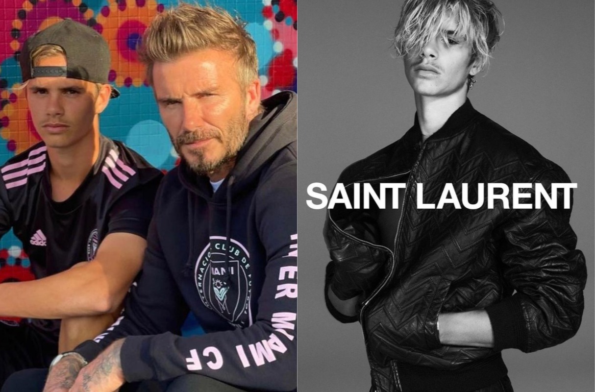 Romeo Beckham ficha para la próxima campaña de Saint Laurent