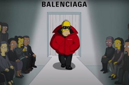Los Simpsons estuvieron presente en la nueva colección de Balenciaga