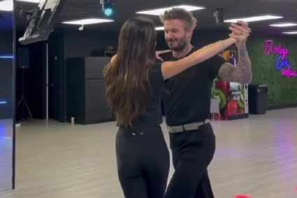 Victoria y David Beckham toman clases para bailar salsa y este fue el asombroso resultado