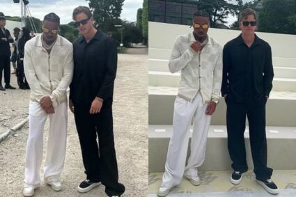Burrow y Jefferson, estrellas de la NFL, desfilan en cierre de Semana de la Moda de París