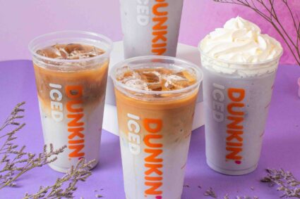 Dunkin´presenta sus nuevas bebidas florales con lavanda
